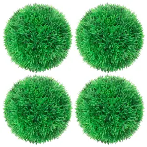 Kule sztucznego bukszpanu, 4 szt., 12 cm