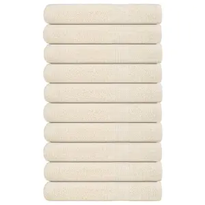 Ręczniki, FROGN, 10 szt, kremowe, 100x200 cm, 360 g/m²