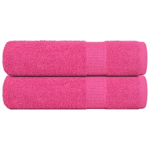 Ręczniki do rąk, FROGN, 2 szt, różowe, 50x100 cm, 360 g/m²