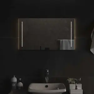 Lustro łazienkowe z LED, 70x40 cm