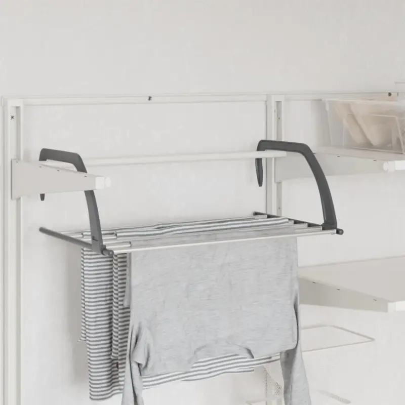 Suszarki na pranie, 2 szt., 53x33x18 cm, aluminium