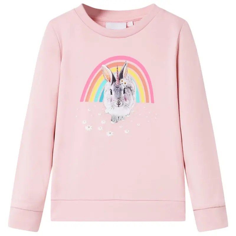 Bluza dziecięca, jasnoróżowa, 116
