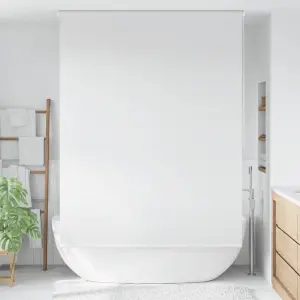 Roleta prysznicowa 160 x 240 cm, biała