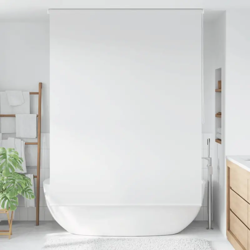 Roleta prysznicowa 160 x 240 cm, biała