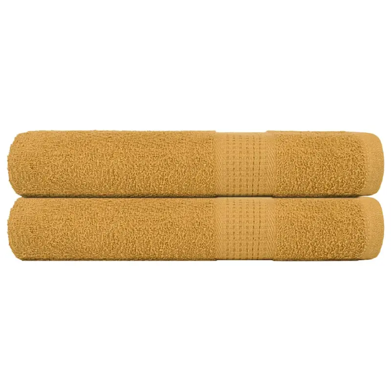 Ręczniki do sauny FROGN 2 szt. Złoty 80x200 cm 360 g/m²
