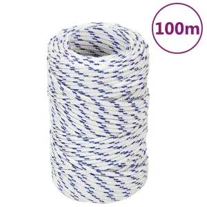 Linka żeglarska, biała, 2 mm, 100 m, polipropylen