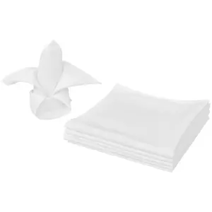10 serwetek na stół, 50 x 50 cm