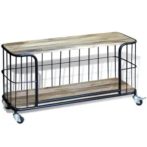 Szafka pod TV, drewno mango, 100x40x45 cm