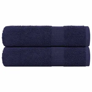 Ręczniki do rąk FROGN 2 szt. Granatowy 50x100 cm 360 g/m²