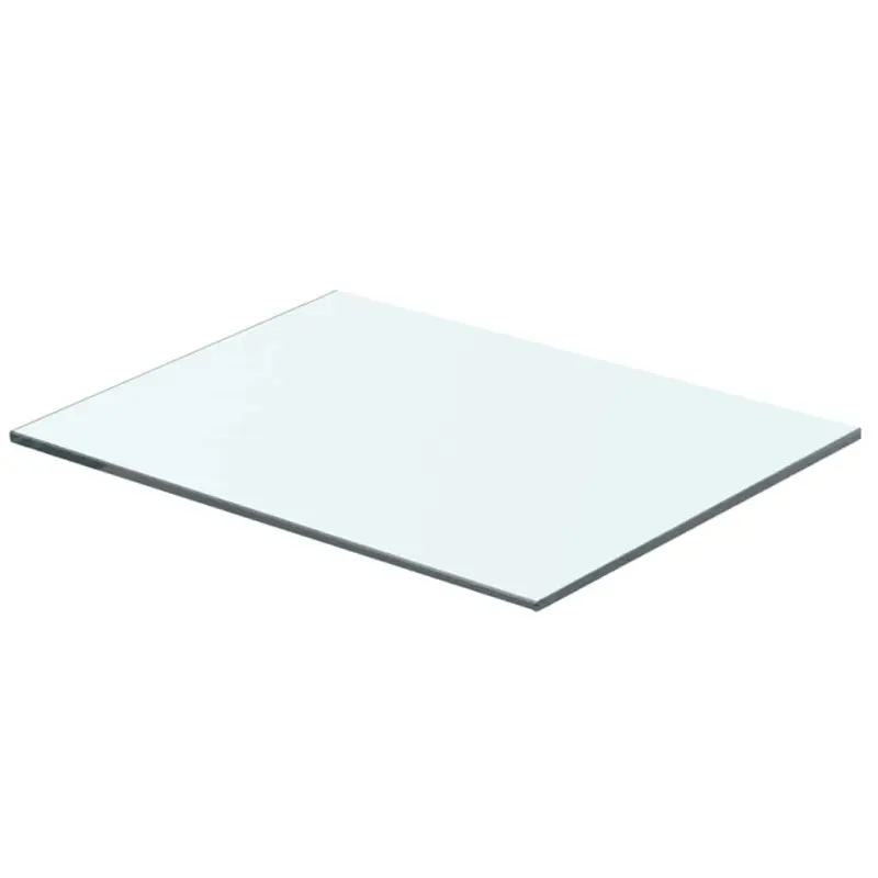 Szklany, bezbarwny panel, 40x25 cm