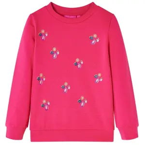 Bluza dziecięca, jaskrawy róż, 116