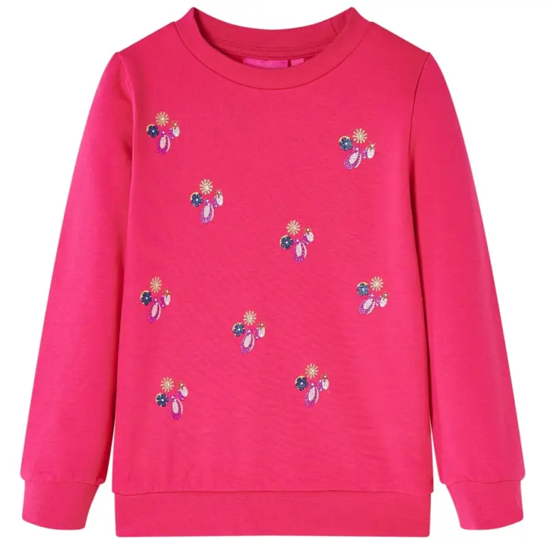 Bluza dziecięca, jaskrawy róż, 116