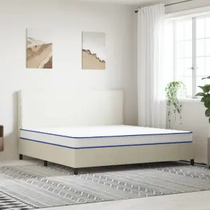 Materac z pianki termoelastycznej (memory), 200 x 180 x 17 cm, miękki