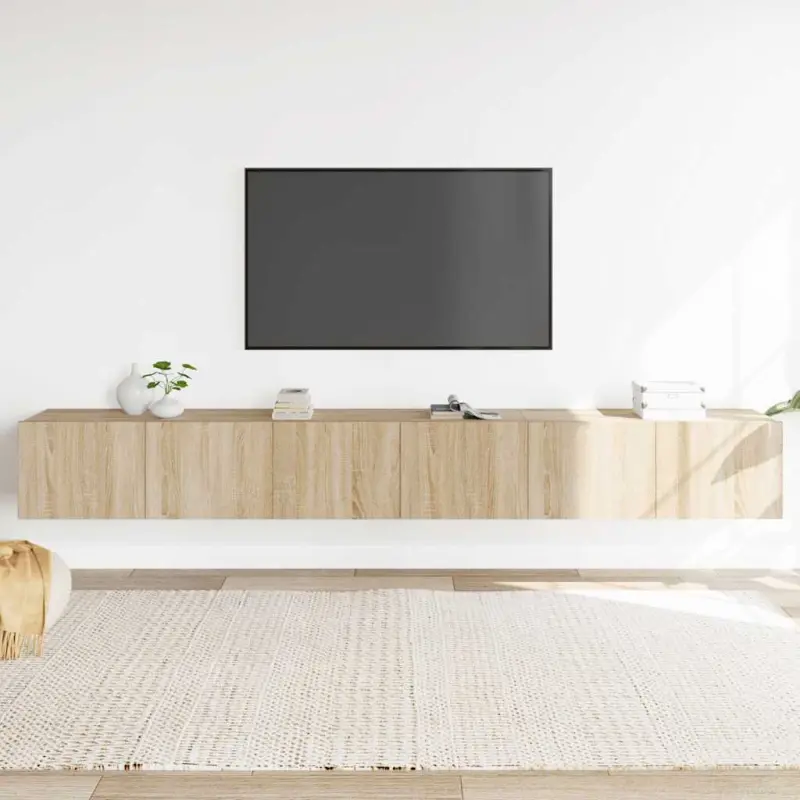 Zestaw 3szafek telewizyjnych, dąb sonoma
