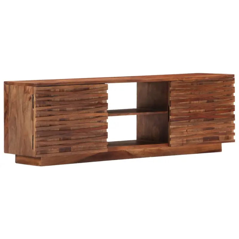 Szafka pod TV, 120x30x40 cm, lite drewno akacjowe