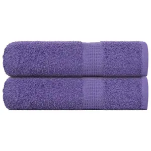 Ręczniki do rąk FROGN 2 szt. Fioletowe 50x100 cm 360 g/m²