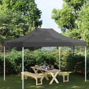 Dach do namiotu imprezowego, 4,5 x 3 m, antracytowy, 270 g/m²