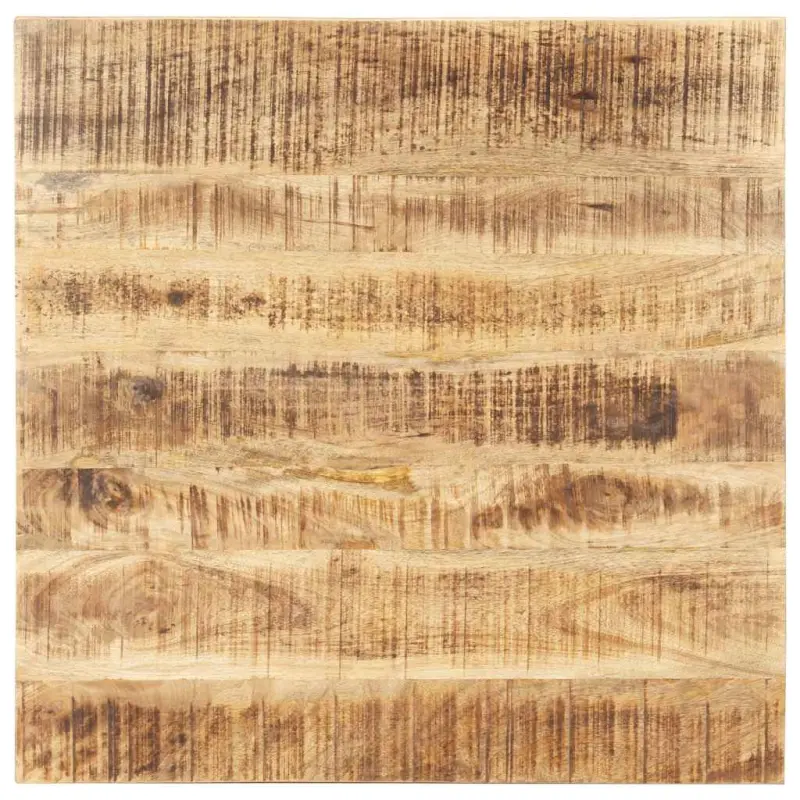 Blat stołu, lite drewno mango, 25-27 mm, 60x60 cm