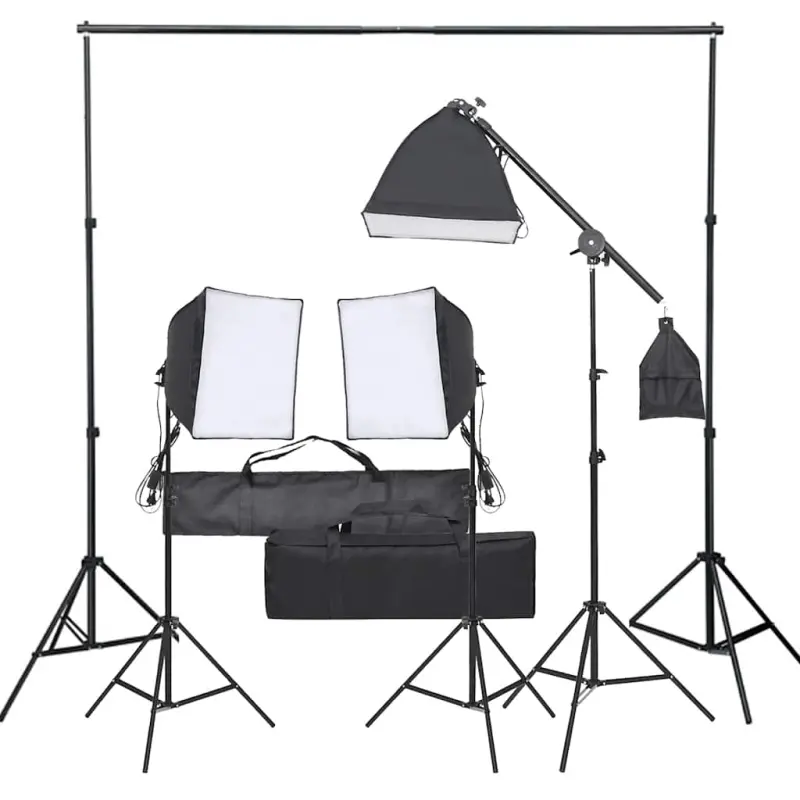 Fotograficzny zestaw studyjny z lampami