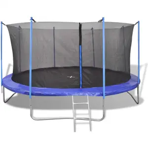 Trampolina z akcesoriami, zestaw 5 części, 3,96 m