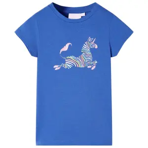 Koszulka dziecięca, kobaltowy błękit, 128