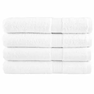 Ręczniki premium, SOLUND, 4 szt., białe, 80x200 cm, 600 g/m²