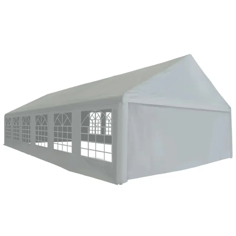 Namiot imprezowy z PE, 6 x 12 m, szary