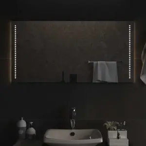 Lustro łazienkowe z LED, 100x50cm