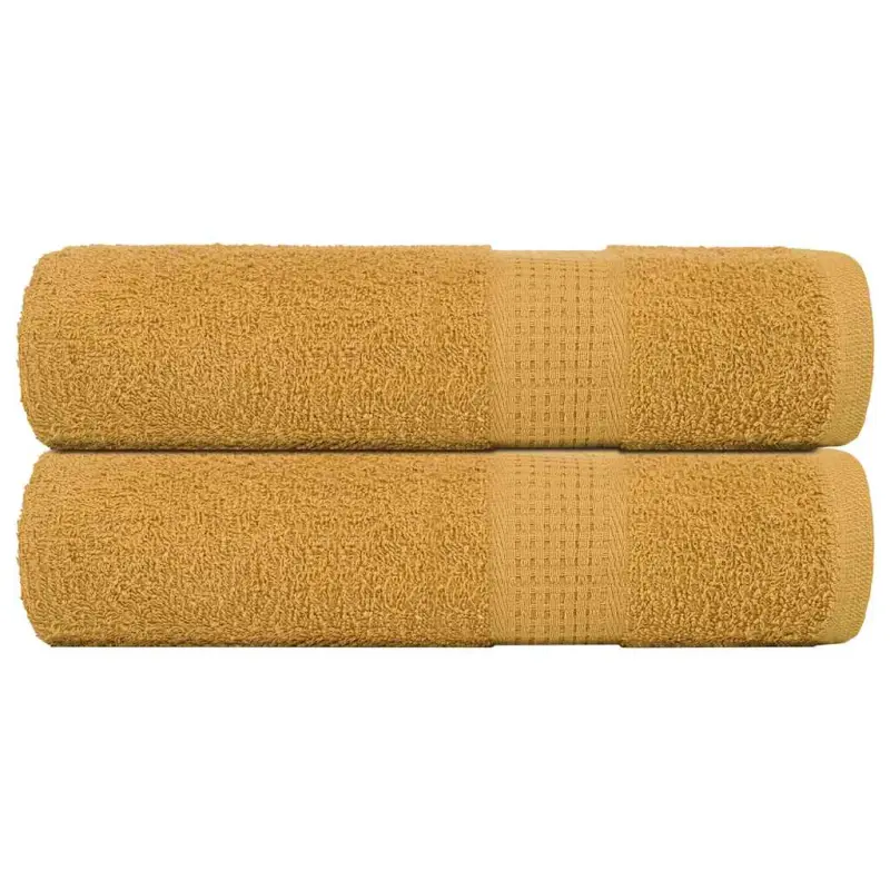 Ręczniki do rąk FROGN 2 szt. Złoty 50x100 cm 360 g/m²