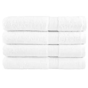 Ręczniki premium, SOLUND, 4 szt., białe, 100x200 cm, 600 g/m²