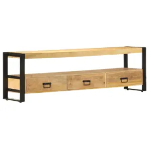 Szafka pod telewizor, 150 x 30 x 45 cm, lite drewno mango