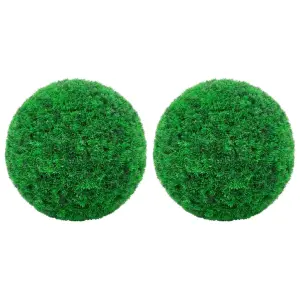 Kule sztucznego bukszpanu, 2 szt., 35 cm