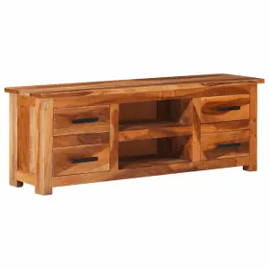 Szafka pod telewizor, 110x30x40 cm, lite drewno