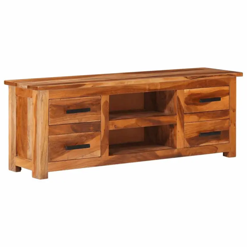 Szafka pod telewizor, 110x30x40 cm, lite drewno