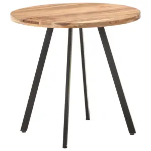 Stół jadalniany, 80 cm, lite drewno akacjowe