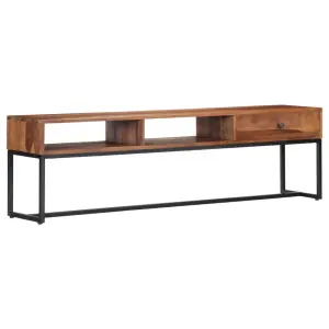 Szafka pod TV, 160x30x45 cm, lite drewno akacjowe