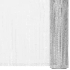 Siatka aluminiowa, 112 x 500 cm, srebrna
