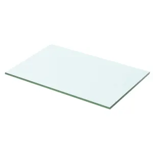 Półka szklany, bezbarwny panel, 50x25 cm