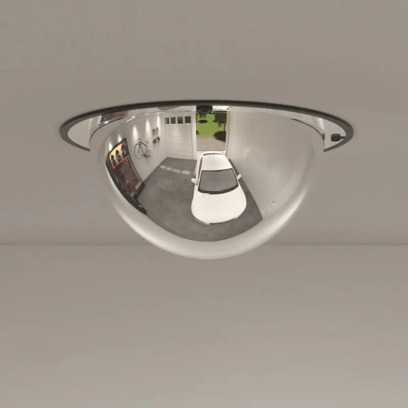 Lustro drogowe w pełnej kopule Ø30 cm akrylowe