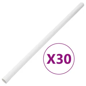 Rura elektroinstalacyjna z zaciskami, Ø30 mm, 30 m, PVC