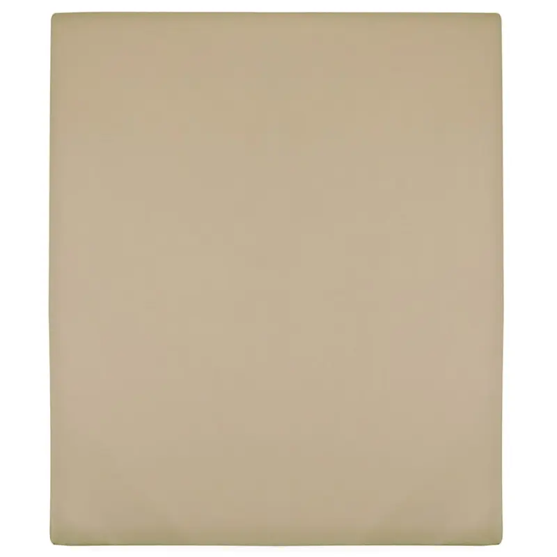 Prześcieradło, taupe, 180x200 cm, dżersej bawełniany