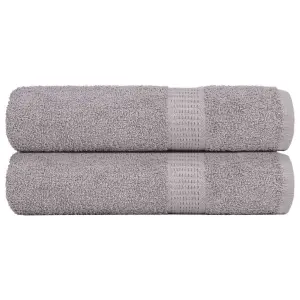 Ręczniki kąpielowe FROGN 2 szt. Szare 100x150 cm 360 g/m²