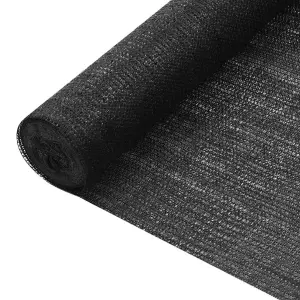 Siatka cieniująca, czarna, 3,6x50 m, HDPE, 75 g/m²