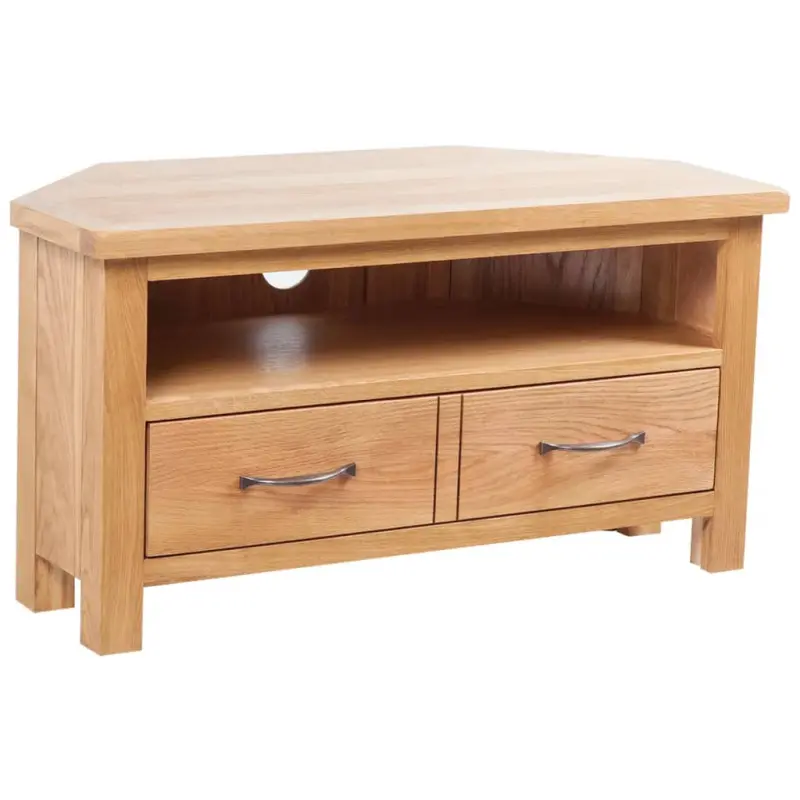Szafka pod TV z szufladą, 88 x 42 x 46 cm, lite drewno dębowe