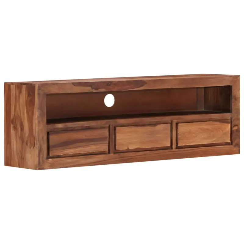 Szafka pod TV, 120x30x40 cm, lite drewno akacjowe