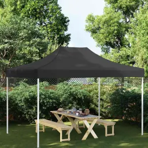 Dach do namiotu imprezowego, 4,5 x 3 m, czarny, 270 g/m²