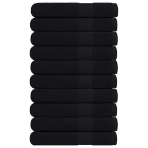 Ręczniki, FROGN, 10 szt., czarne, 100x200 cm, 360 g/m²
