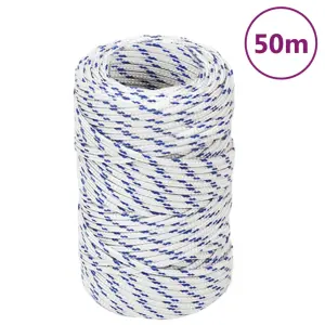 Linka żeglarska, biała, 2 mm, 50 m, polipropylen