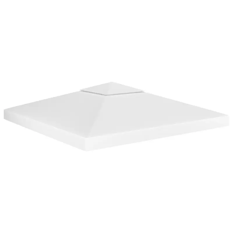 2-poziomowe zadaszenie altany, 310 g/m² 3x3 m, białe