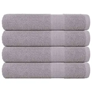 Ręczniki do sauny FROGN 4 szt. Szare 80x200 cm 360 g/m²